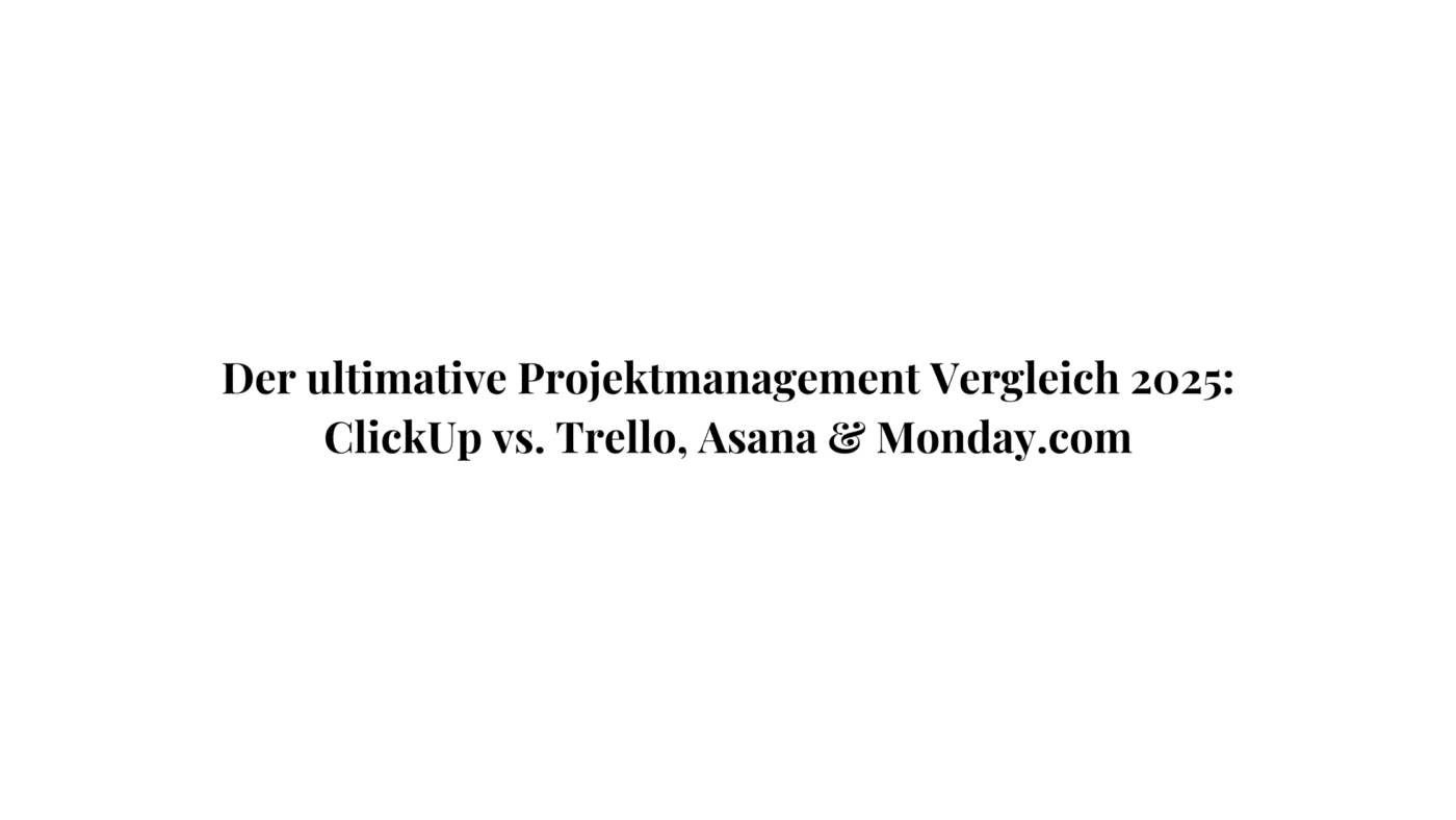 Projektmanagement